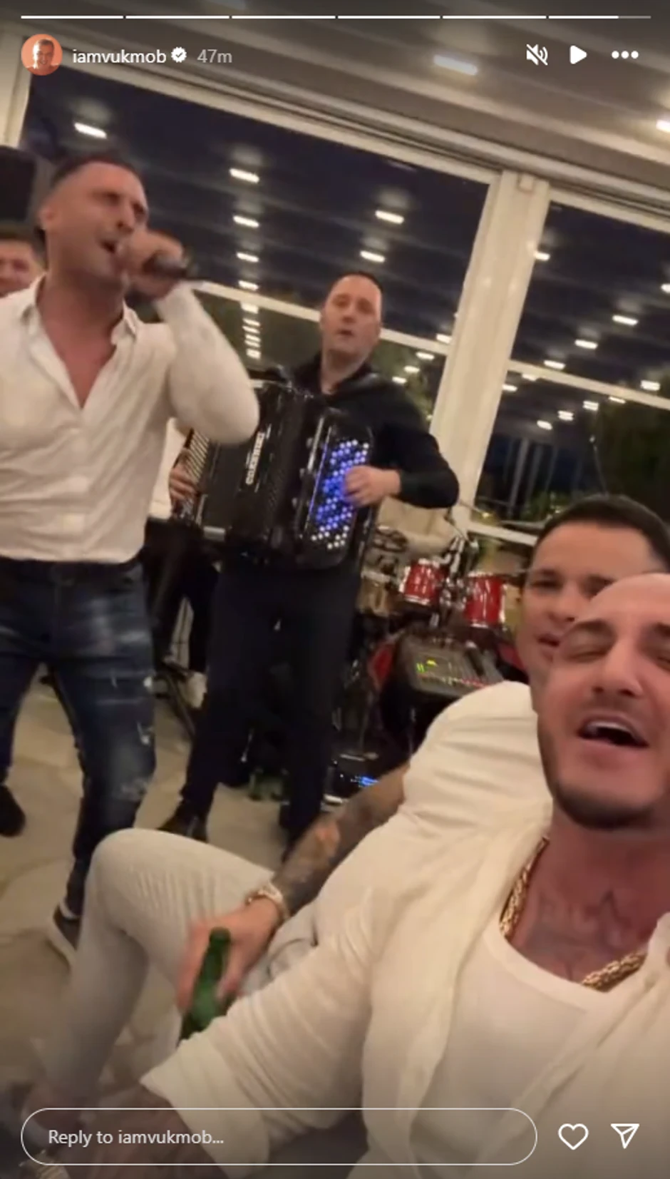 Slavlje posle krštenja Vukana Šijana