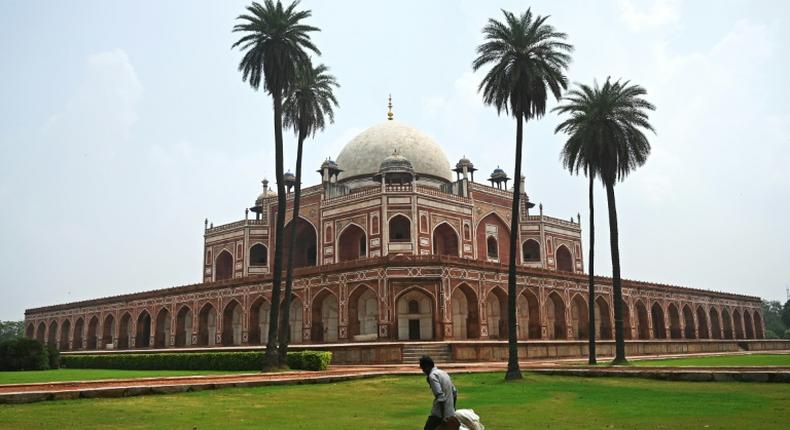 Humayun's Tomb in Delhi reopened Monday, while other national monuments like the Taj Mahal remained shut