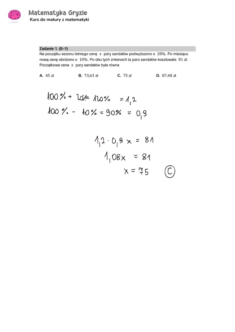 Matura 2024. Matematyka - poziom podstawowy [ARKUSZE CKE i ODPOWIEDZI]