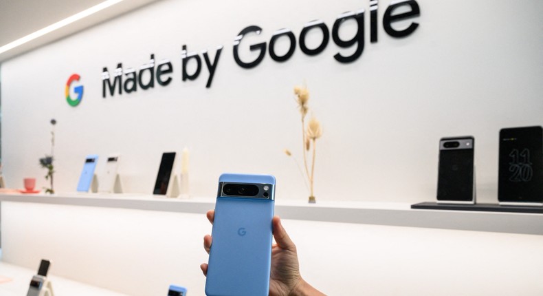 Google on Monday announced the launch of its enhanced Find My Device feature for Android phones.ED JONES/AFP via Getty Images