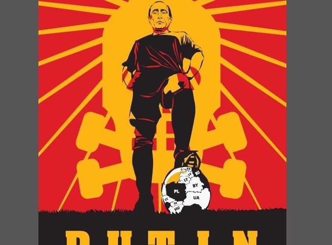 Wlepka Solidarnych 2010 z Władimirem Putinem