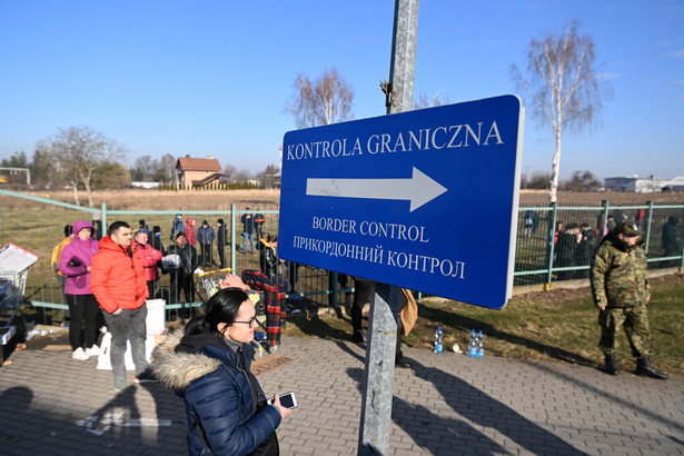 Sytuacja na przejściu granicznym w Medyce