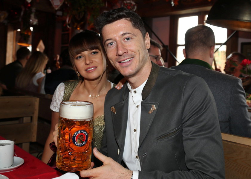 Anna i Robert Lewandowscy na Oktoberfest 2019