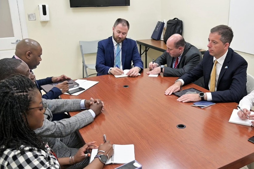 Marko Đurić sa šefom diplomatije Svete Lucije