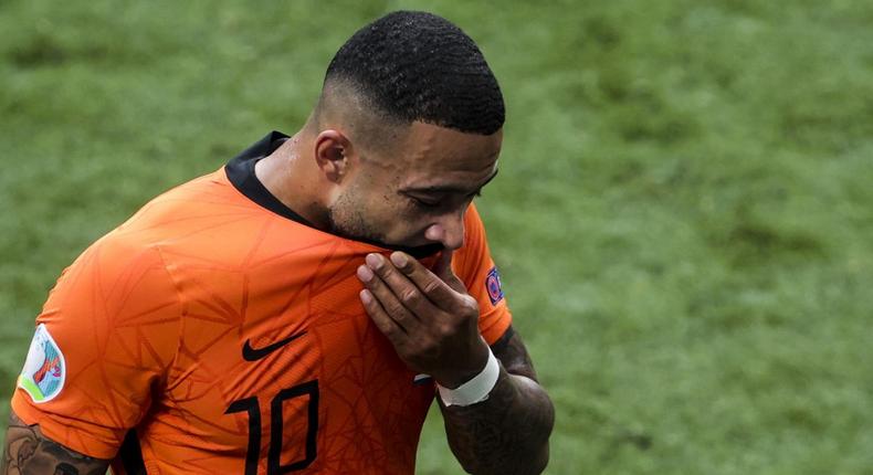 Memphis Depay éliminé avec les Pays-Bas en 8e de l'Euro 2021