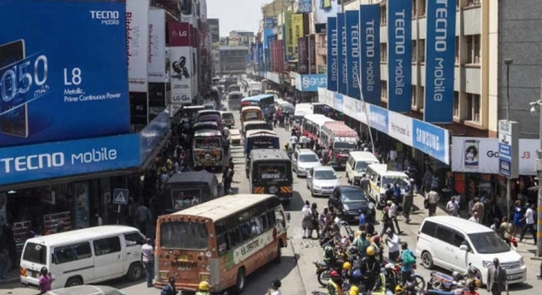 Luthuli Avenue during peak hours