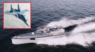 Historyczne trafienia Ukrainy! Drony morskie zestrzeliły dwa rosyjskie myśliwce Su-30