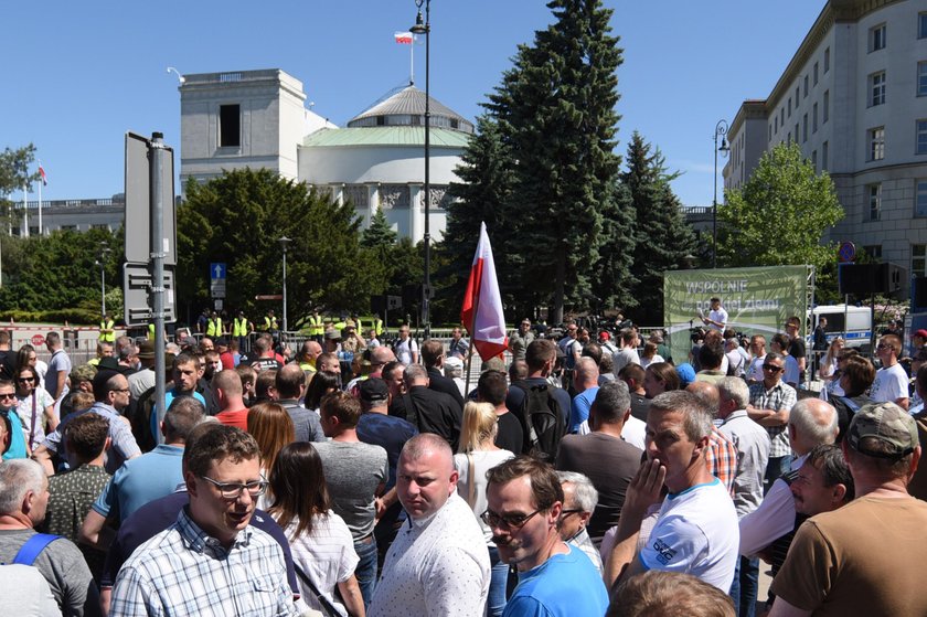 Marsz św. Huberta w Warszawie