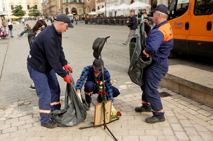 Tak chcieli uczcić śmierć Gienka Loski. Pamiątki zebrano do worka i...