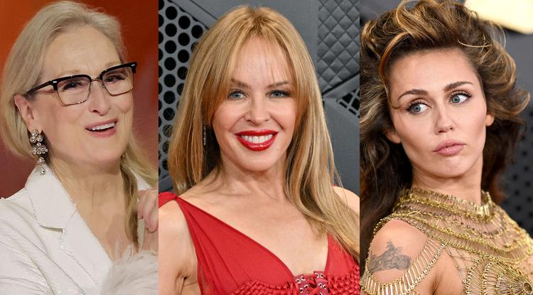 Grammy -gála: Mery Streep ragyogott, Kylie Minogue csodás volt és Miley Cirus pedig... Fotó: Getty Images