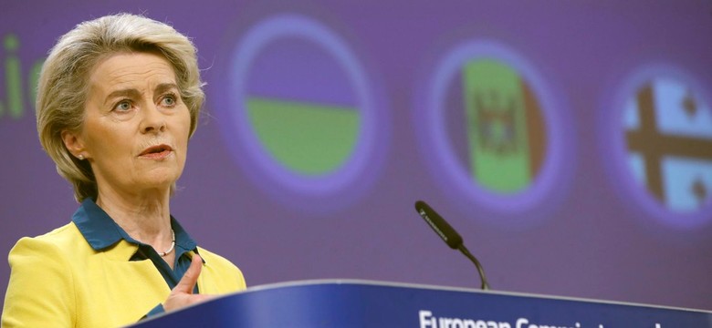 Jest decyzja KE ws. przyznania Ukrainie statusu kandydata. Ogłosiła to von der Leyen