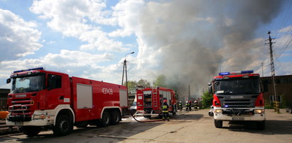 Pożar w Pabianicach