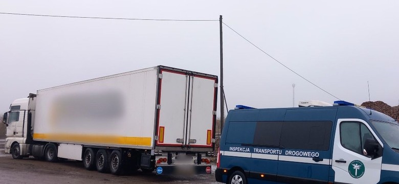 Patrol ITD zatrzymał kierowcę z Ukrainy. To był strzał w dziesiątkę