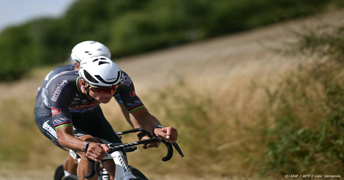 Van der Poel grijpt net naast ritzege Tour de France