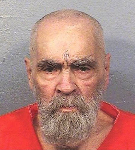 Charles Manson w więzieniu (zdjęcie z sierpnia 2017 r.)