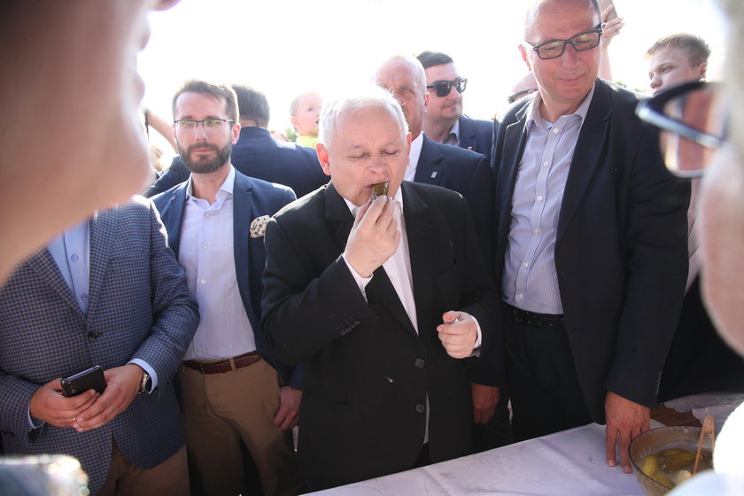 Jarosław Kaczyński na pikniku rodzinnym