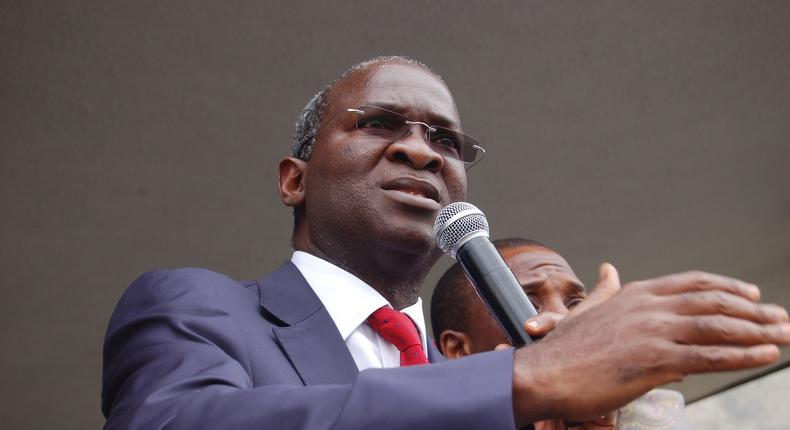 Former Lagos State Governor, Babatunde Fashola 