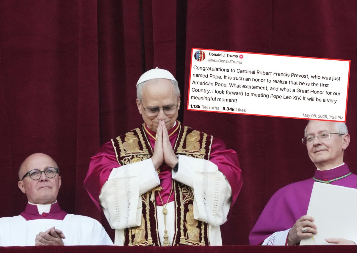 Leon XIV, Donald Trump