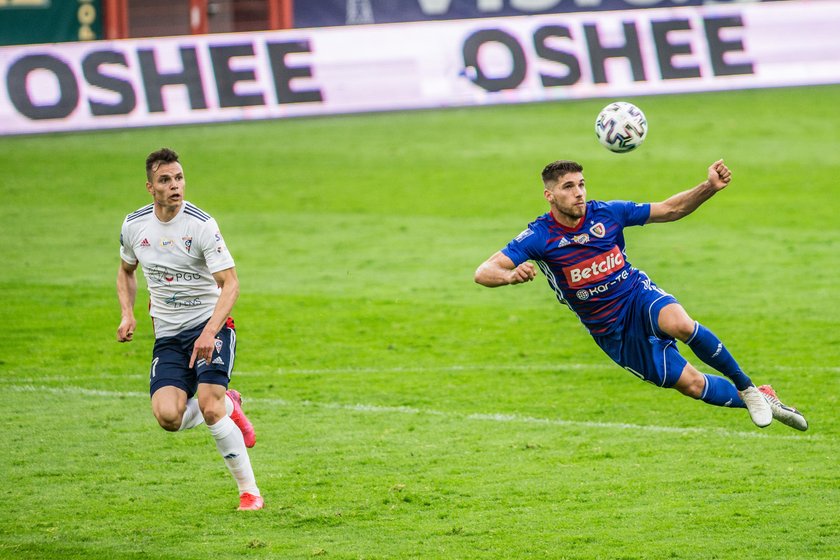 Pilka nozna. PKO Ekstraklasa. Piast Gliwice - Gornik Zabrze. 09.06.2020