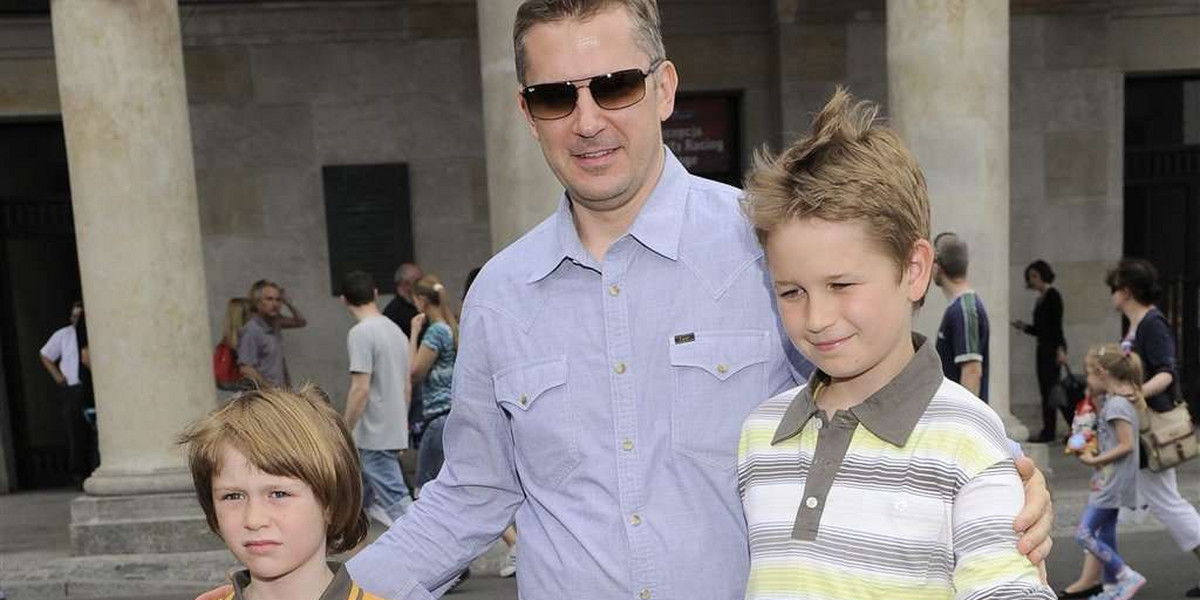 Dziennikarz TVN pokazał synów