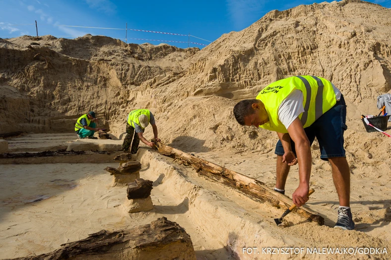 Prace archeologiczne w okolicy Wiązowny pod Warszawą