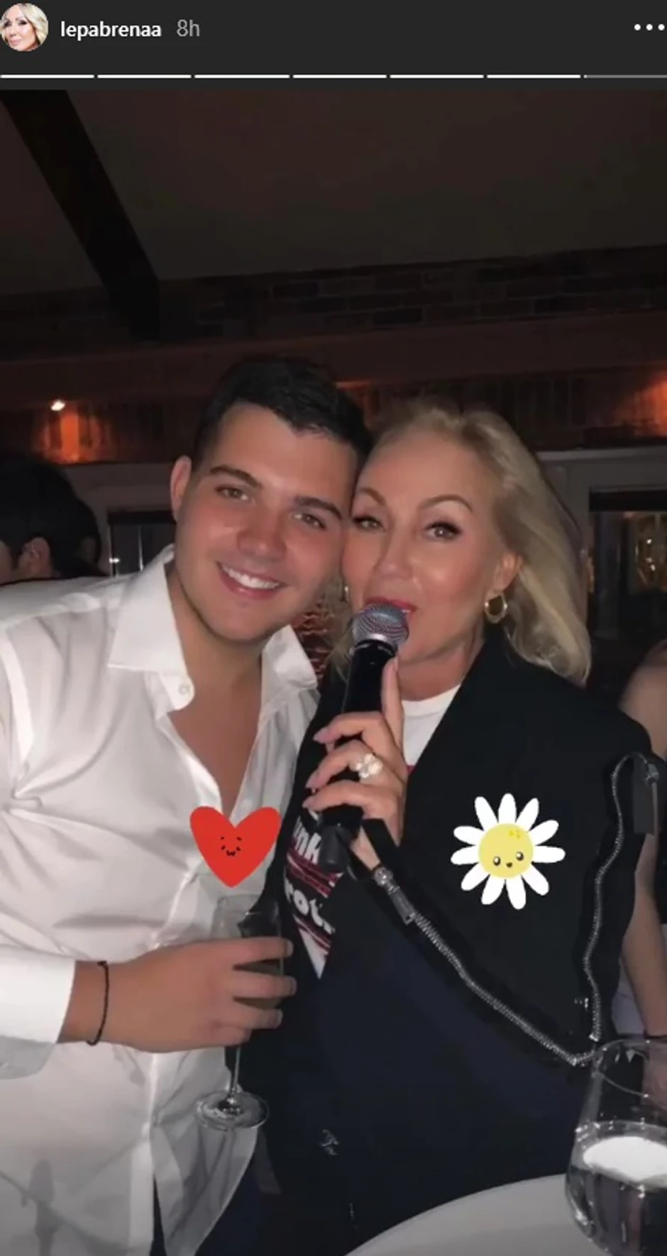 Viktor Živojinović i Lepa Brena