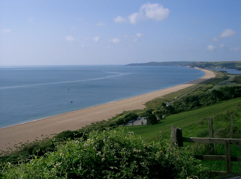 Plaża Slapton Sands, na której przeprowadzono ćwiczenia