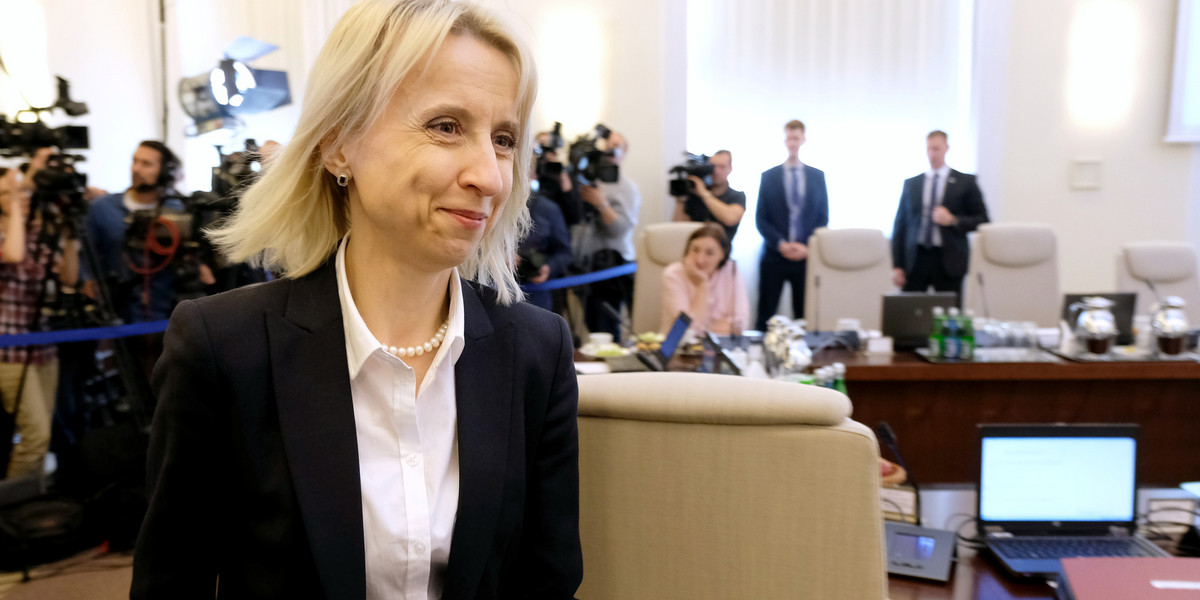Minister finansów Teresa Czerwińska uważa, że wzrost PKB Polski w I kw. 2019 wyniesie 4,5 proc. w ujęciu rocznym