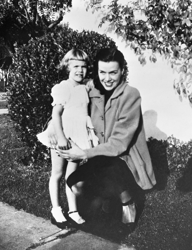 Jean Spangler z córką Christine (1949 r.)
