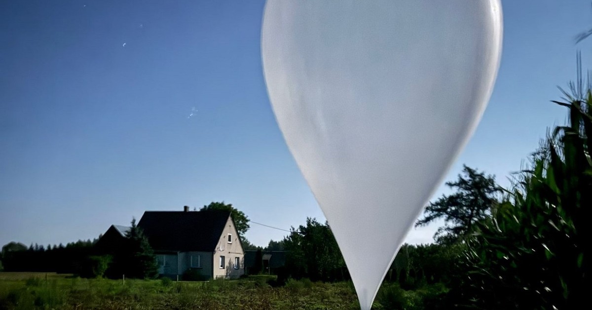 Tajemniczy balon w Białymstoku. Wiadomo już, co przenosił