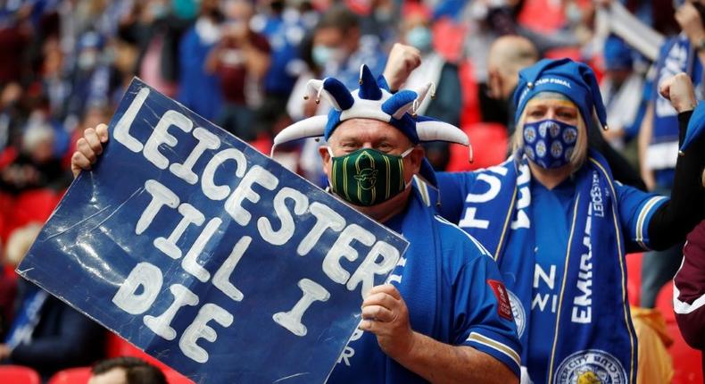 Fans returned to Wembley Stadium on May 15 as Leicester beat Chelsea in the FA Cup final Creator: MATTHEW CHILDS