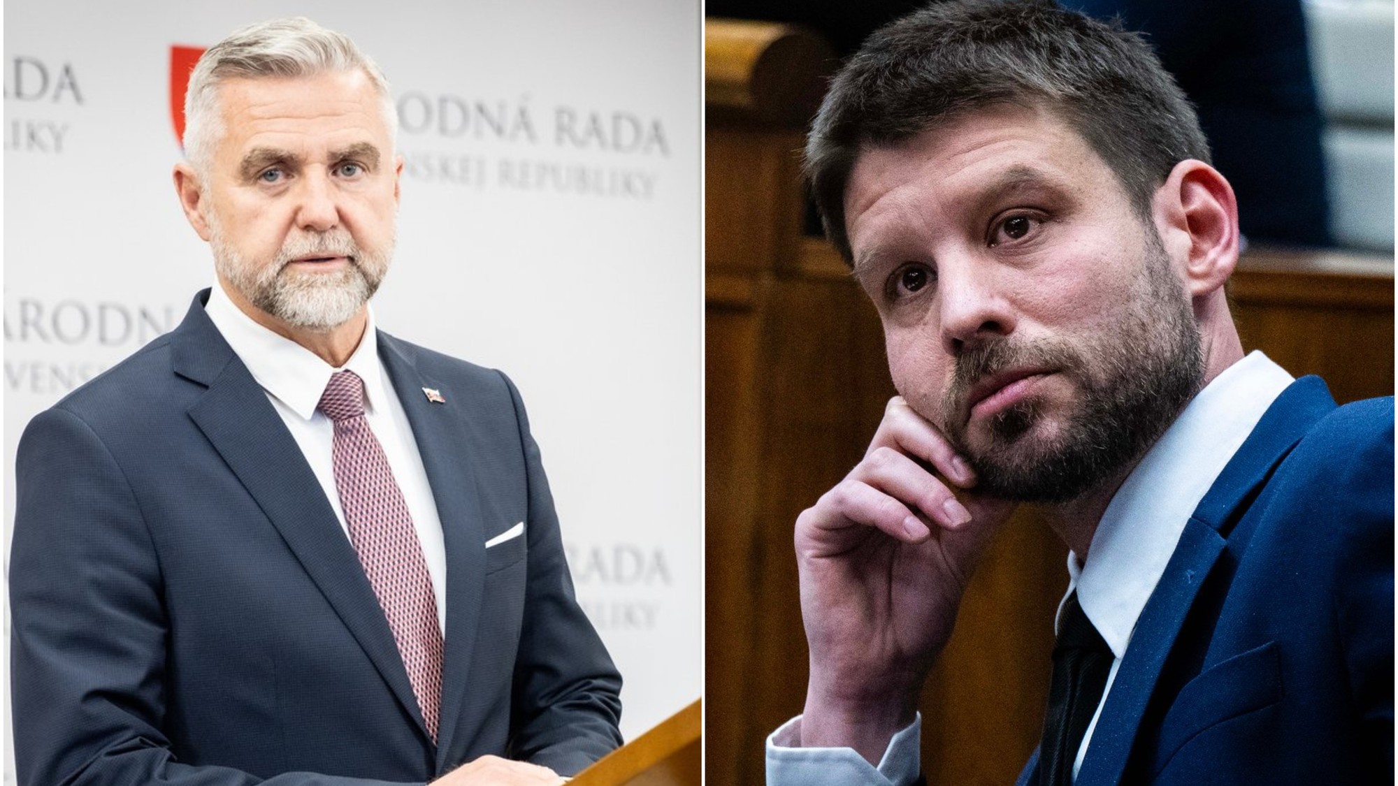 Tibor Gašpar a Michal Šimečka