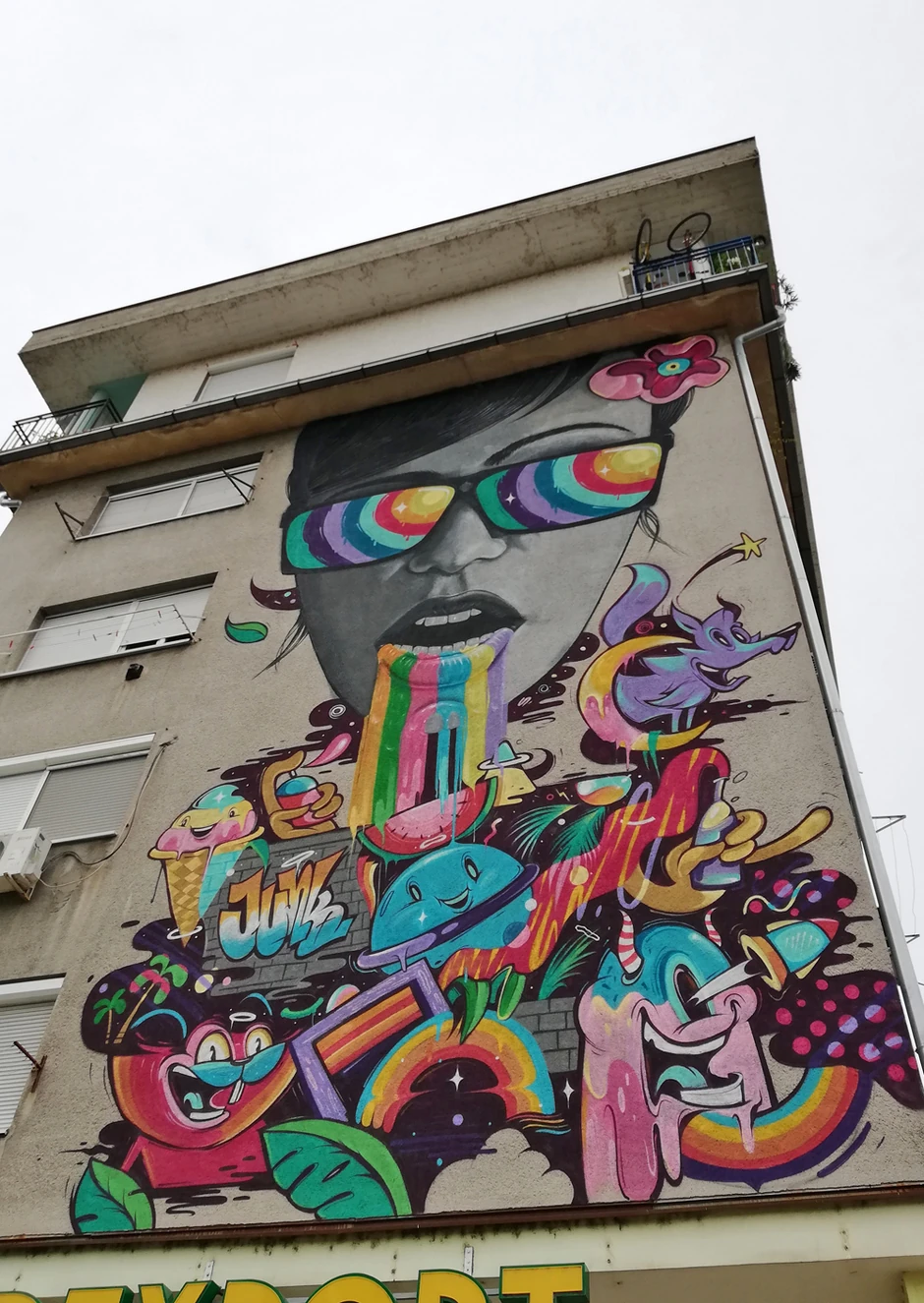 Mural u ulici Cara Dušana