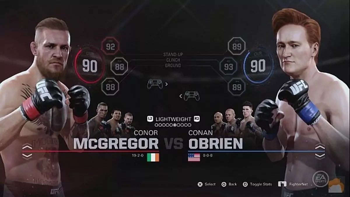 Conan O'Brien gra w EA Sports UFC 2