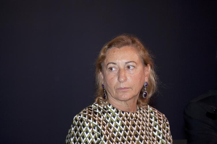 58. Projektantka Miuccia Prada