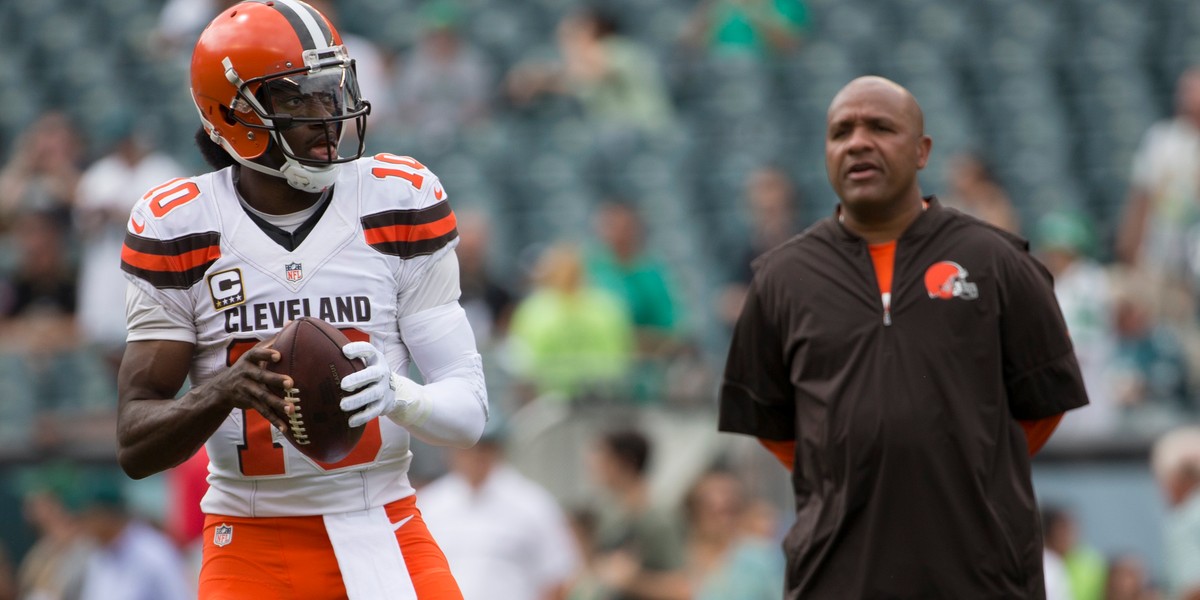 Some people in the Browns reportedly think Robert Griffin III's injury will benefit the team in an unusual way