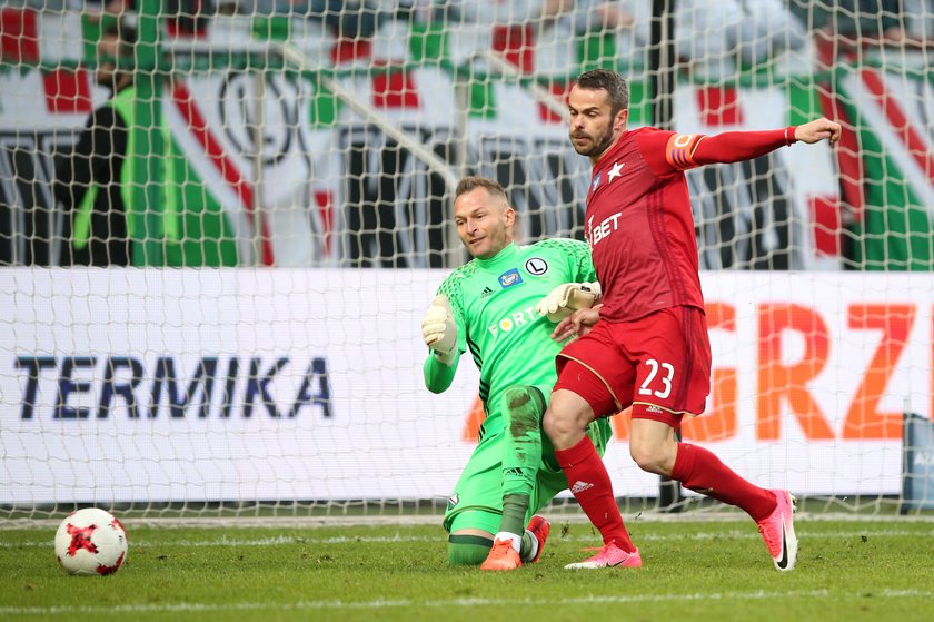 Pilka nozna. Ekstraklasa. Legia Warszawa - Wisla Krakow. 30.04.2017