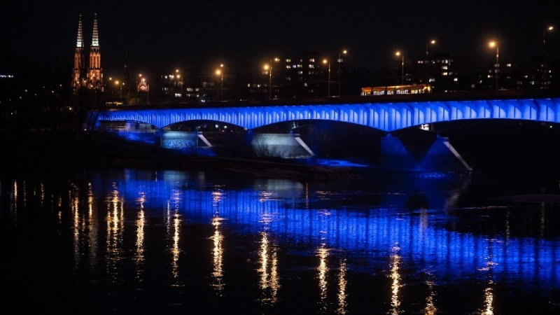W ramach protestu samorządów w Warszawie wyłączone zostanie oświetlenie m.in. mostu Śląsko-Dąbrowskiego