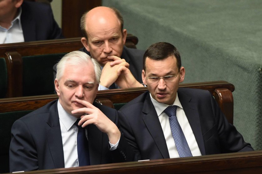 Jarosław Gowin i Mateusz Morawiecki