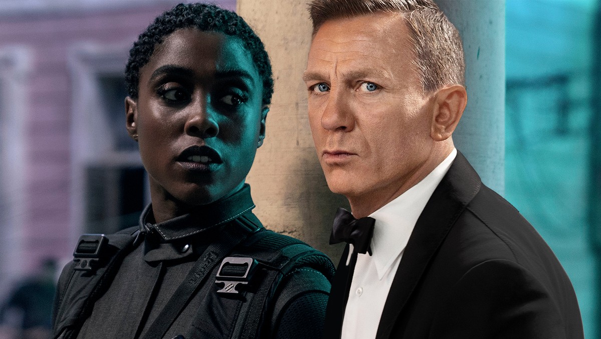 „No Time to Die. James Bond 007. Lashana Lynch i Daniel Craig