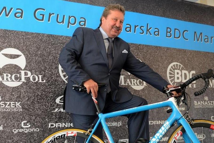 Marek Mikuśkiewicz jest sponsorem zawodowej grupy kolarskiej BDC MarcPol