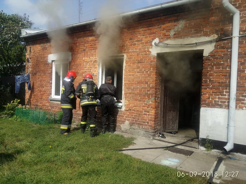 Pożar w Zduńskiej Woli