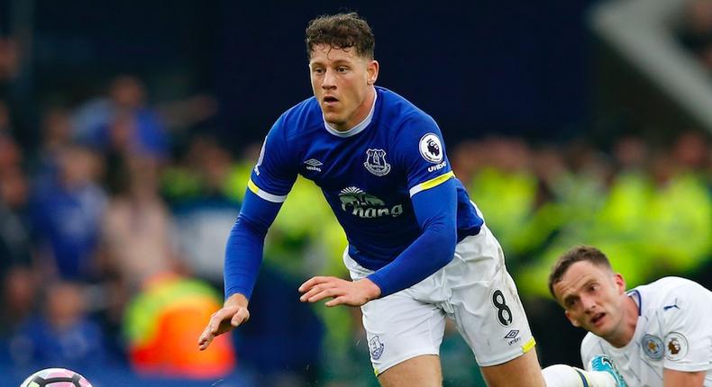 Everton FC midfielder Ross Barkley