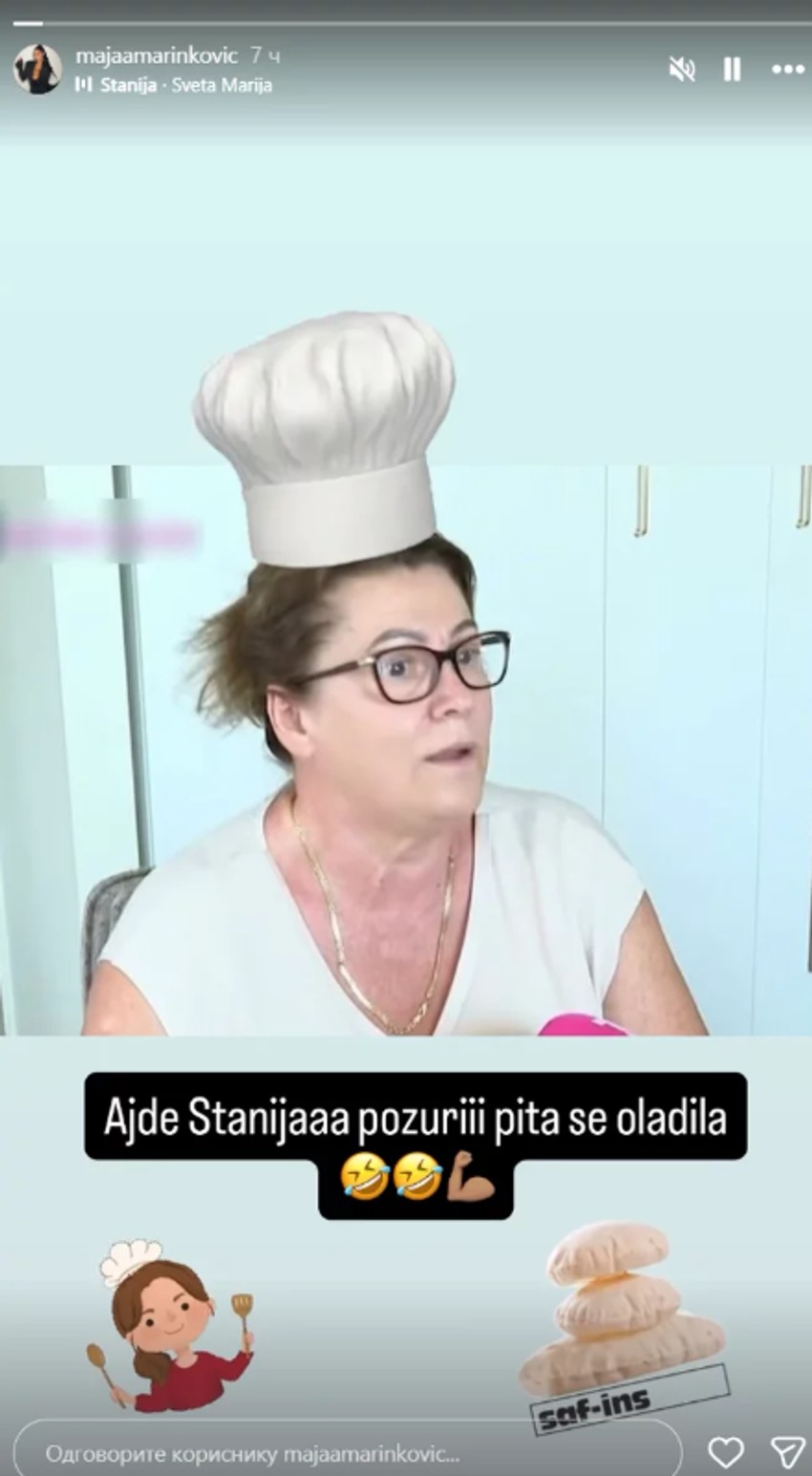 Maja Marinković objavila sliku Mevlide, evo šta joj je stavila na glavu