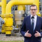 27 kwietnia 2022 r., Rembelszczyzna. Konferencja premiera Mateusza Morawieckiego nt. przerwy w dostawach gazu przez rosyjski Gazprom