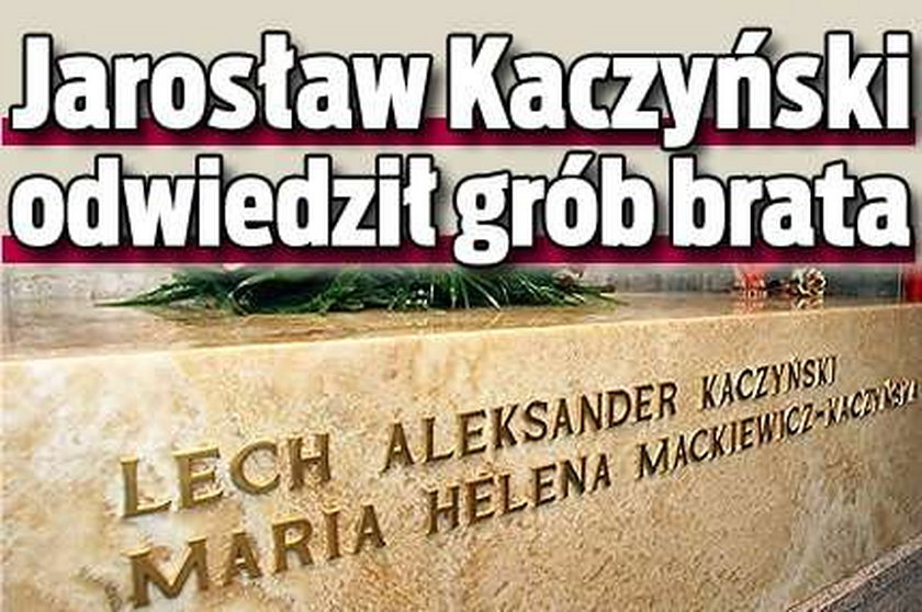Kaczyński złożył kwiaty na Wawelu