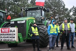 Protesty rolników.