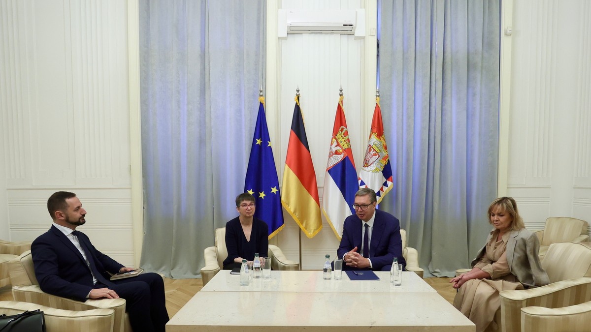 Anke Konrad i Aleksandar Vučić