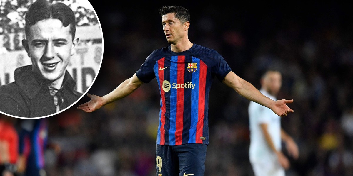 Robert Lewandowski nie jest pierwszym Polakiem na murawie w El Clasico. 