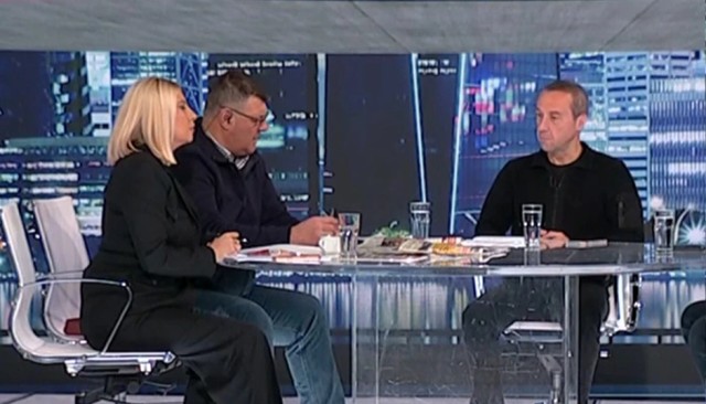 Dea Đurđević, Predrag Sarapa i Mladen Mijatović (Foto: Screenshot TV Pink)